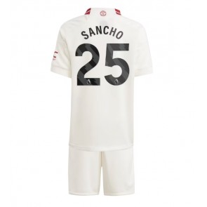 Manchester United Jadon Sancho #25 Rezervni Dres za Dječji 2023-24 Kratak Rukavima (+ kratke hlače)